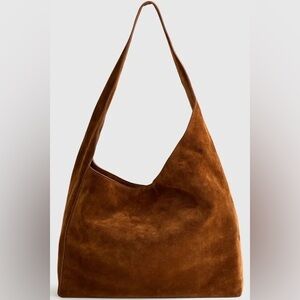 Quince suede hobo bag